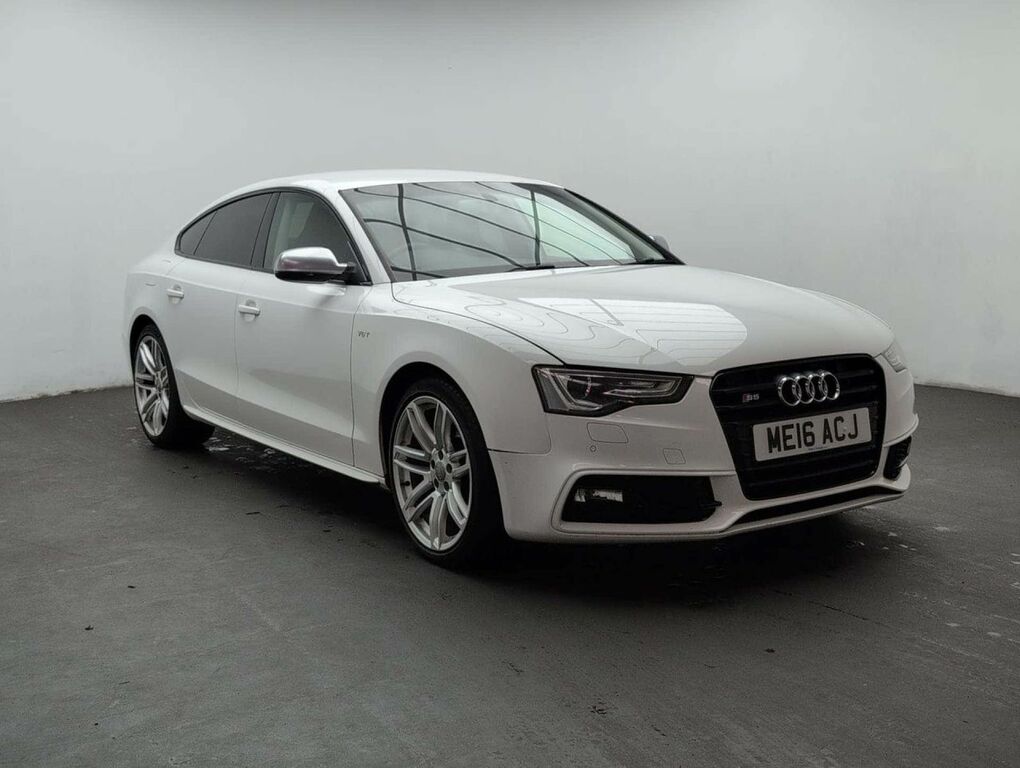 Audi S5 3.0 S5 Sportback Tfsi Black Edition Quattro Semi-a ME16ACJ White #2