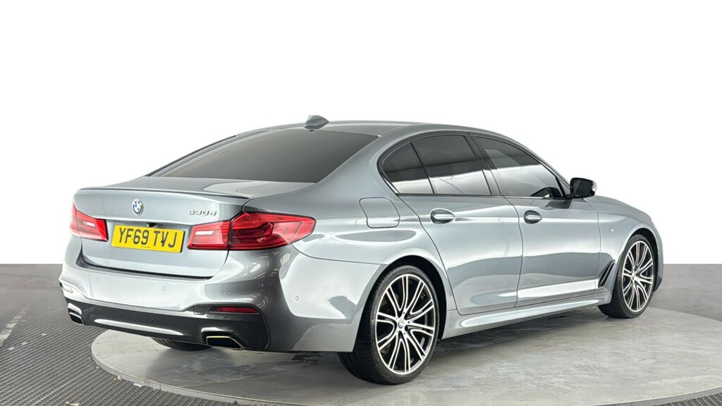 BMW 5 Series 3.0 530D M Sport Saloon Euro 6 S Blue #4