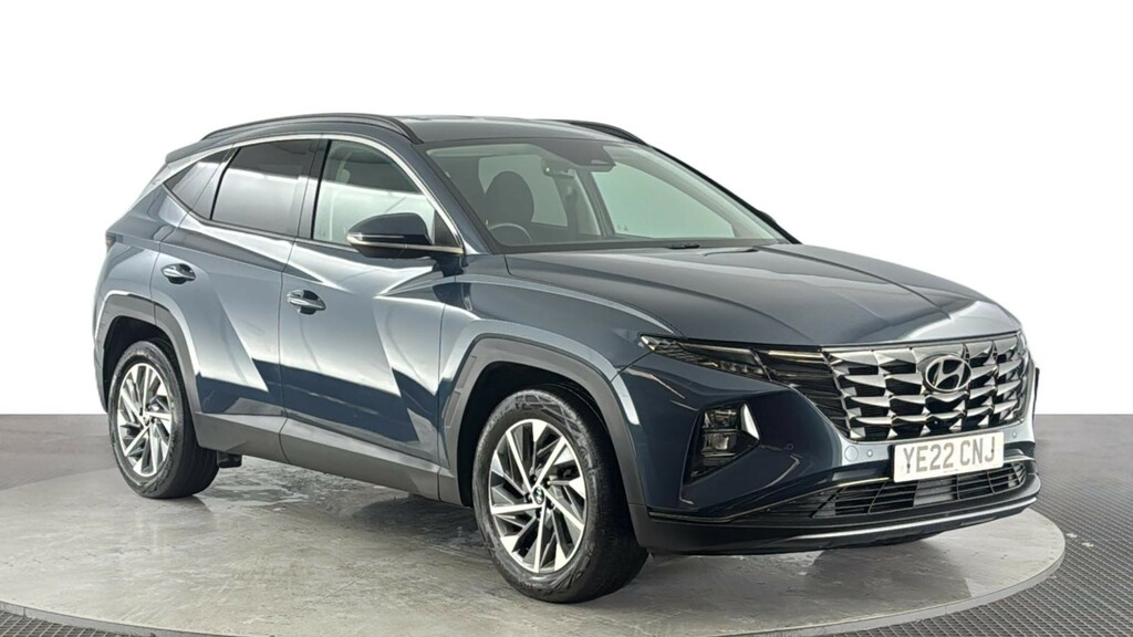 Hyundai Tucson 1.6 T-gdi Premium Suv Euro 6 S YE22CNJ Blue #2