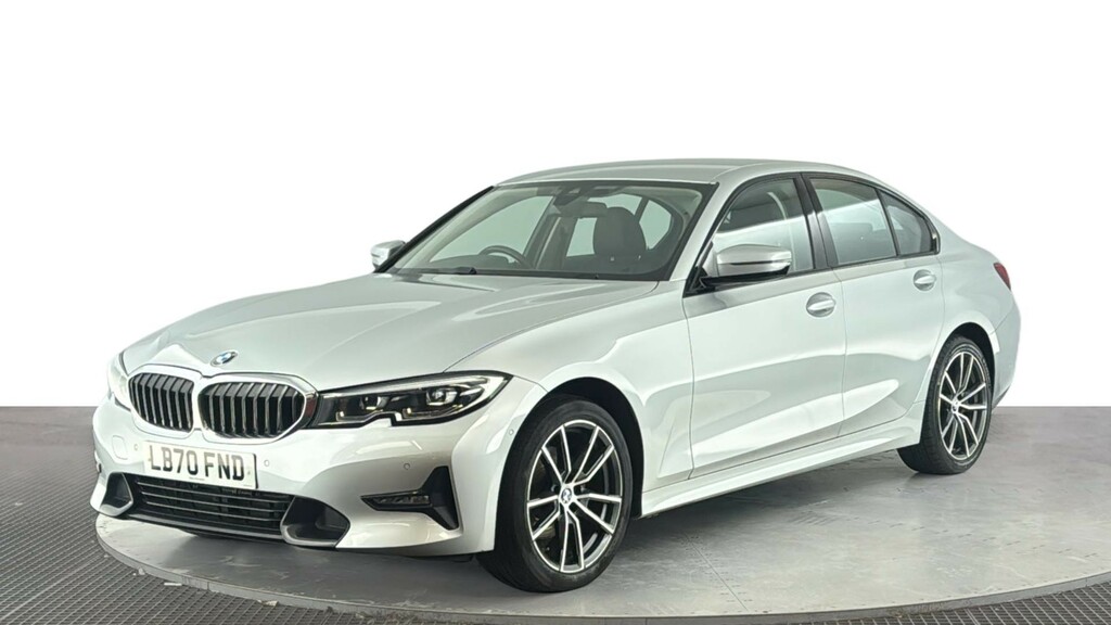 BMW 3 Series 2.0 320D Mht Sport Saloon Hybrid X LB70FND Silver