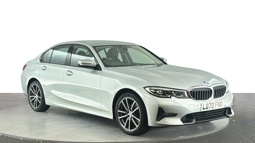 BMW 3 Series 2.0 320D Mht Sport Saloon Hybrid X LB70FND Silver #2