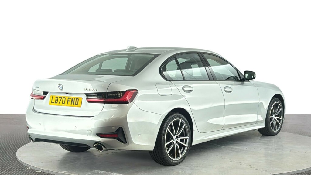 BMW 3 Series 2.0 320D Mht Sport Saloon Hybrid X LB70FND Silver #4