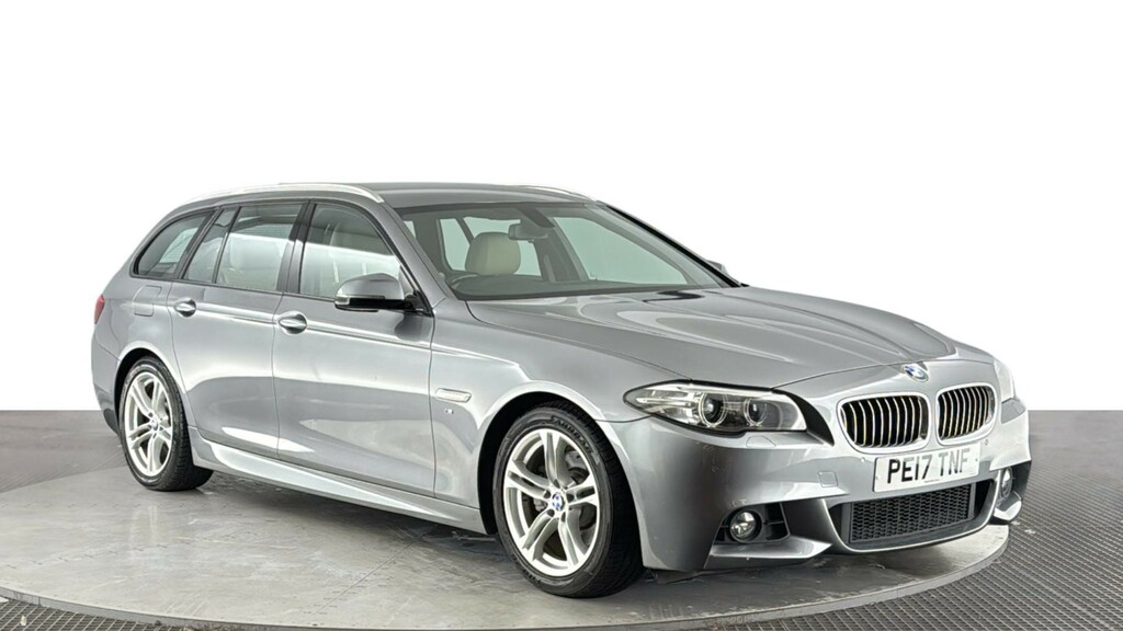 BMW 5 Series 2.0 520D M Sport Touring Euro 6 S PE17TNF Grey #2
