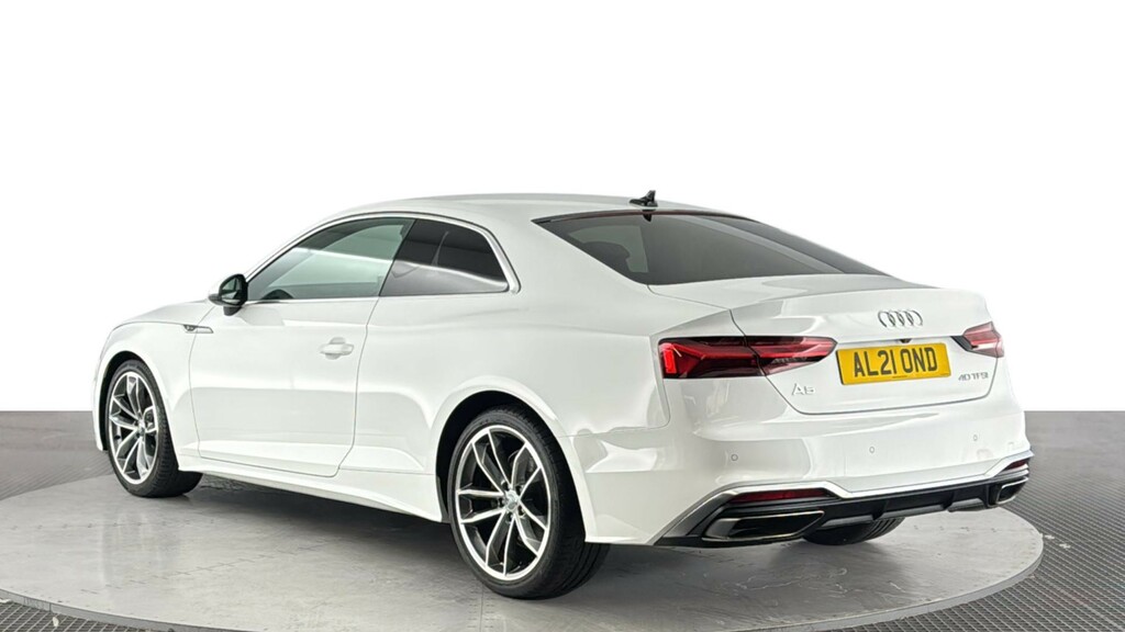 Audi A5 2.0 Tfsi 40 S Line Coupe S Tronic Euro White #6