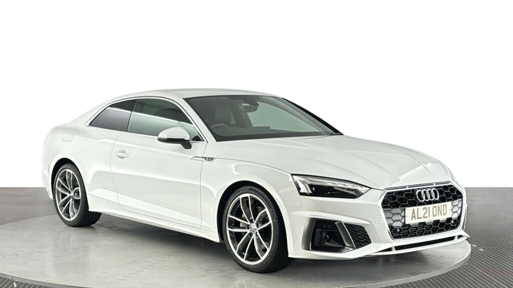 Audi A5 2.0 Tfsi 40 S Line Coupe S Tronic Euro White #2