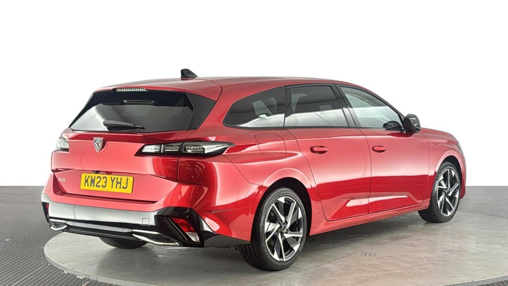 Peugeot 308 SW 1.2 Puretech Allure Premium Estate Eat KW23YHJ Red #4