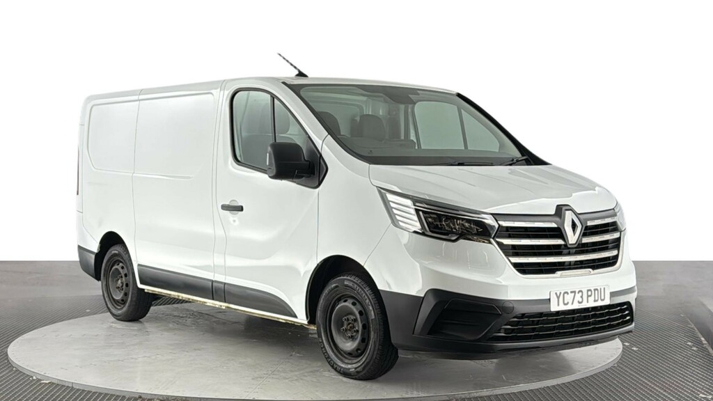 Renault Trafic 2.0 Dci Blue Sl28 Business Panel Van M White #2