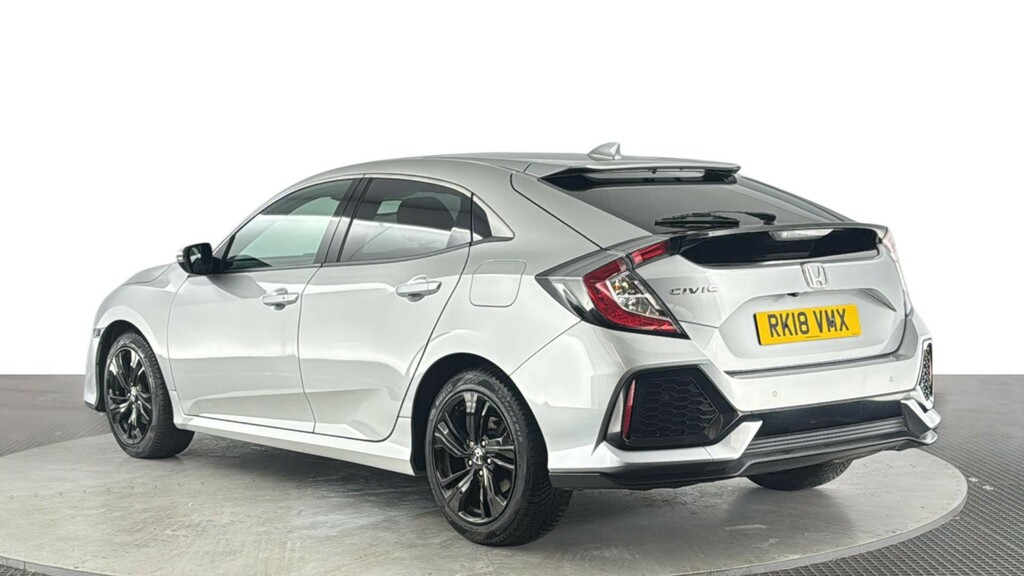 Honda Civic 1.6 I-dtec Ex Hatchback Euro 6 Silver #5