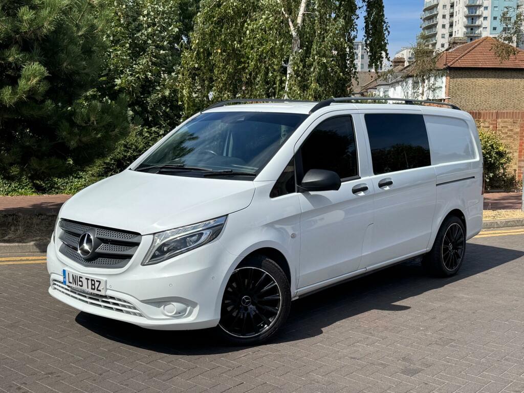 Mercedes-Benz Vito 2.1 114 Cdi Bluetec Crew Van Rwd L2 Euro 6 Ss 5 White #4