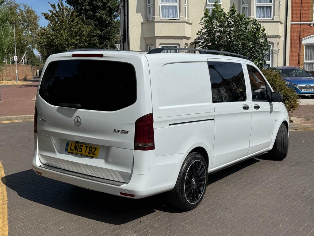 Mercedes-Benz Vito 2.1 114 Cdi Bluetec Crew Van Rwd L2 Euro 6 Ss 5 White #2