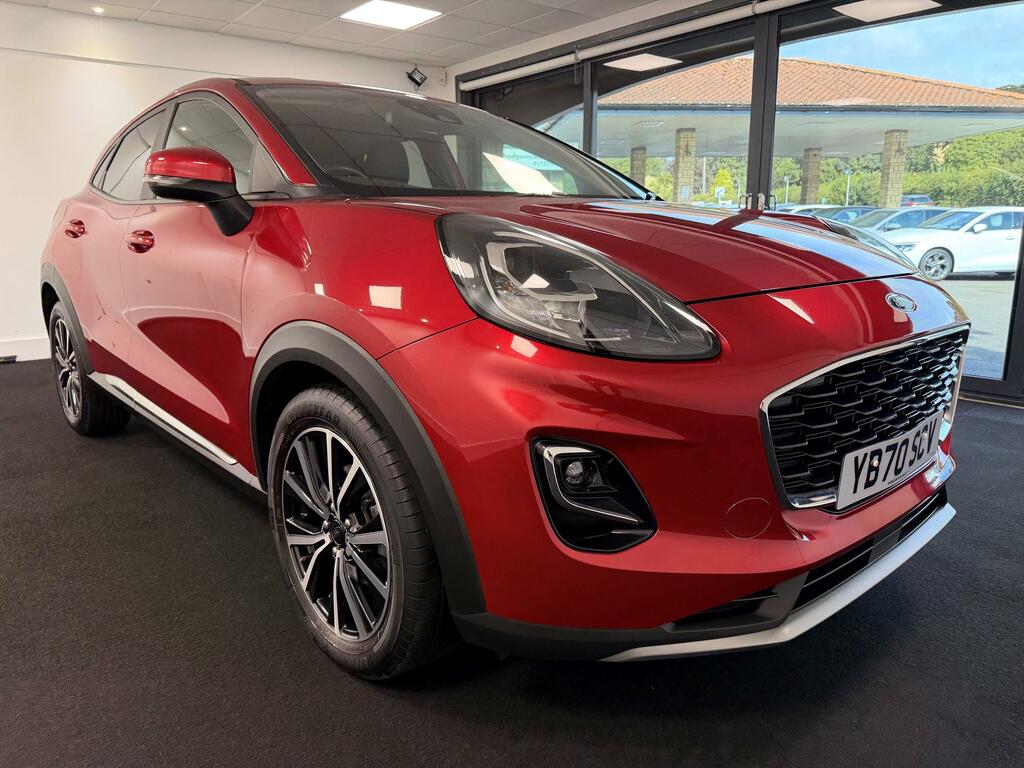 Ford Puma 1.0T Ecoboost Mhev Titanium Suv YB70SCV Red #3