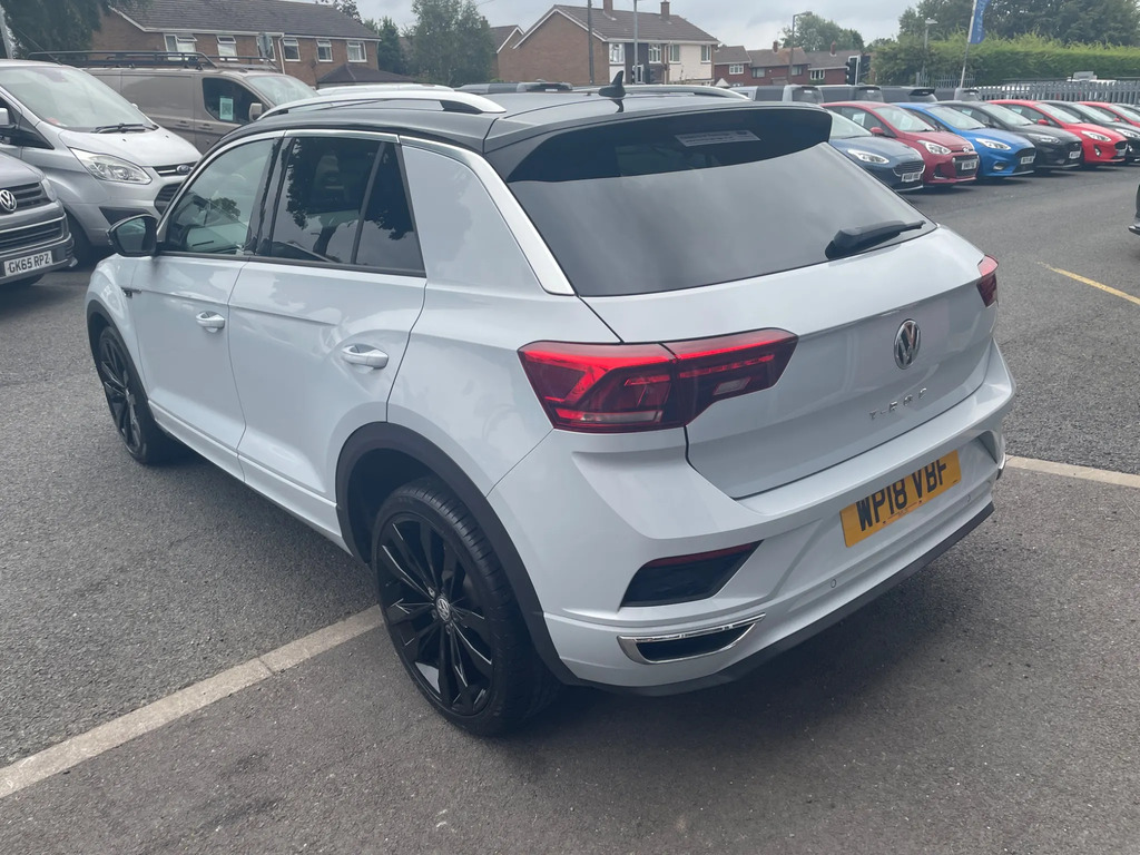 Volkswagen T-Roc 1.5 Tsi Evo R-line Suv Dsg Euro 6 Ss Silver #4