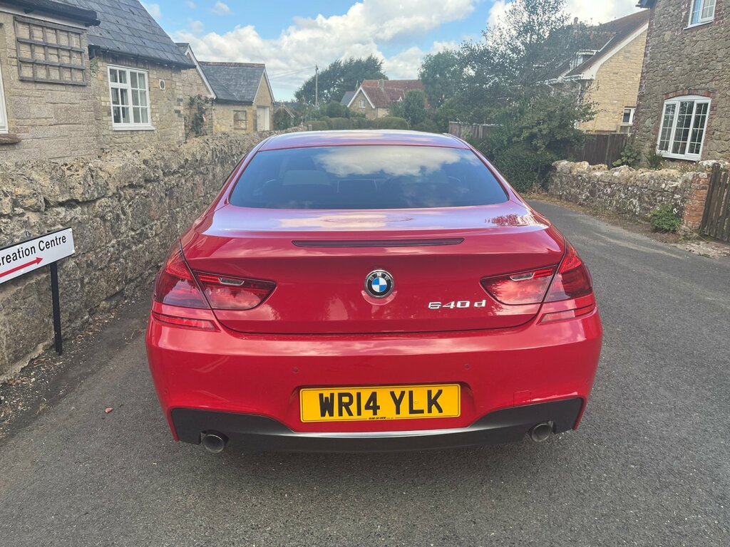 BMW 6 Series Gran Coupe 3.0 640D M Sport Coupe Euro 5 Ss Red #5
