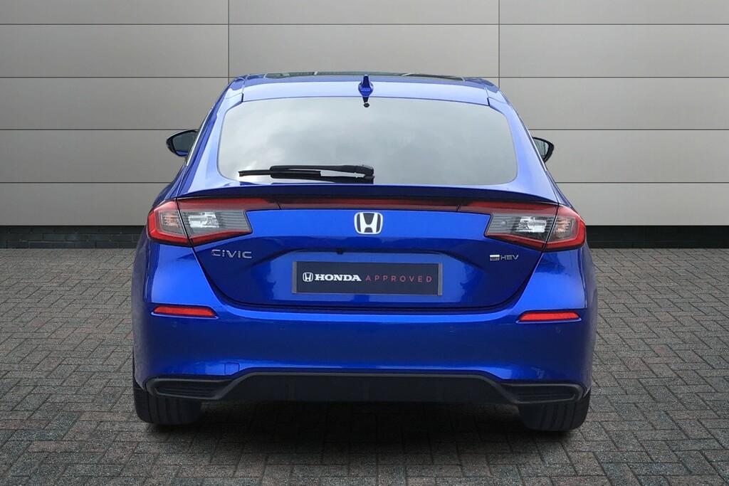 Honda Civic 2.0 H I-mmd Elegance Ecvt Euro 6 Ss Red #7
