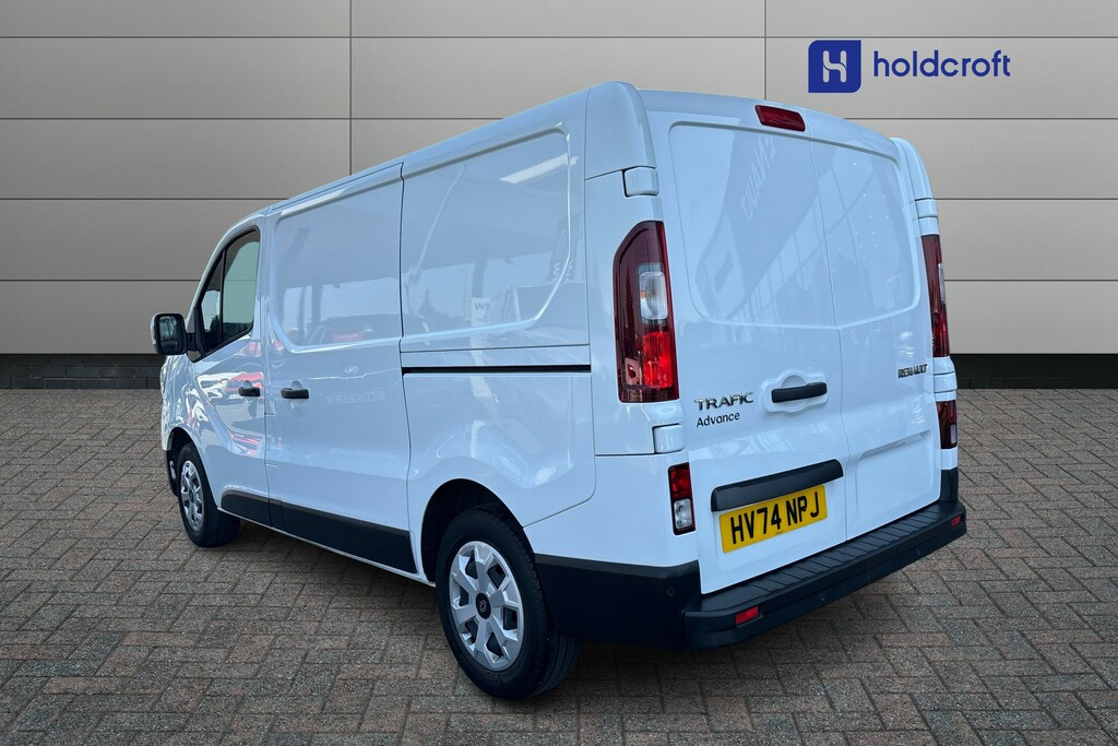 Renault Trafic Sl30 Blue Dci 130 Advance Safety Van HV74NPJ White #3