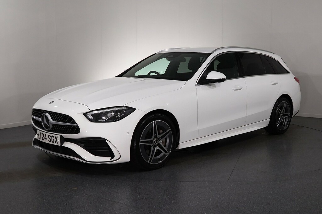 Mercedes-Benz C Class 2.0 C300e 25.4Kwh Amg Line Premium Plus Saloon 4 Blue #3