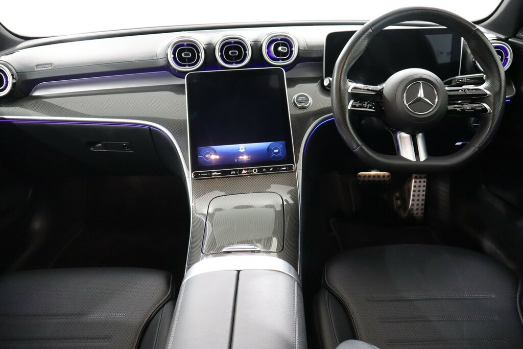 Mercedes-Benz C Class 2.0 C300e 25.4Kwh Amg Line Premium Plus Saloon 4 Blue #11
