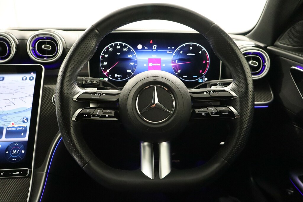 Mercedes-Benz C Class 2.0 C300e 25.4Kwh Amg Line Premium Plus Saloon 4 Blue #15