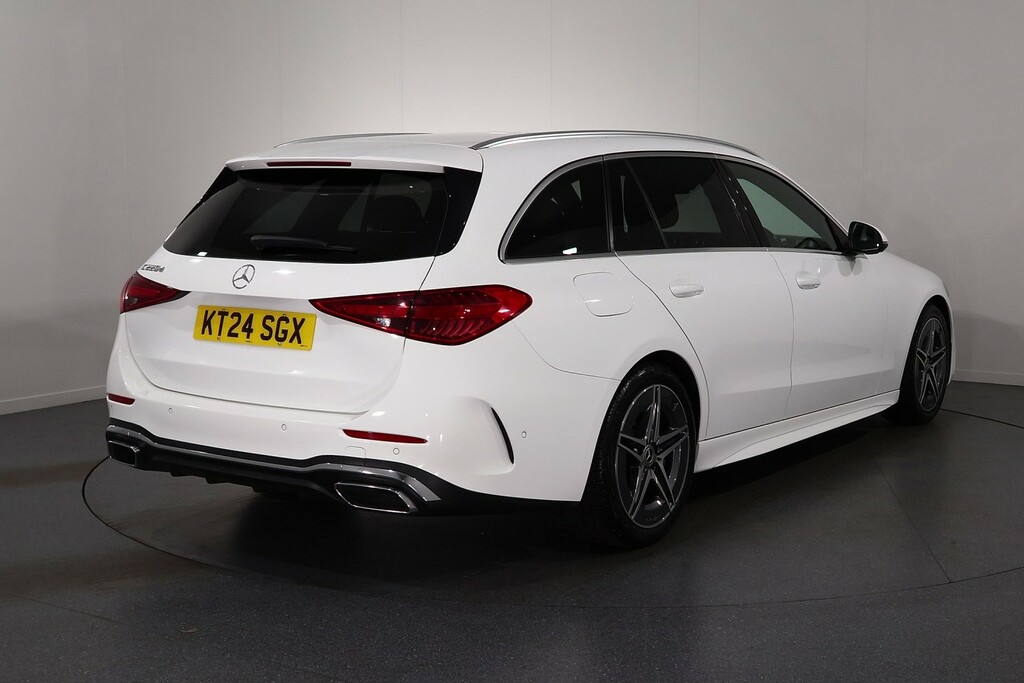 Mercedes-Benz C Class 2.0 C300e 25.4Kwh Amg Line Premium Plus Saloon 4 Blue #7
