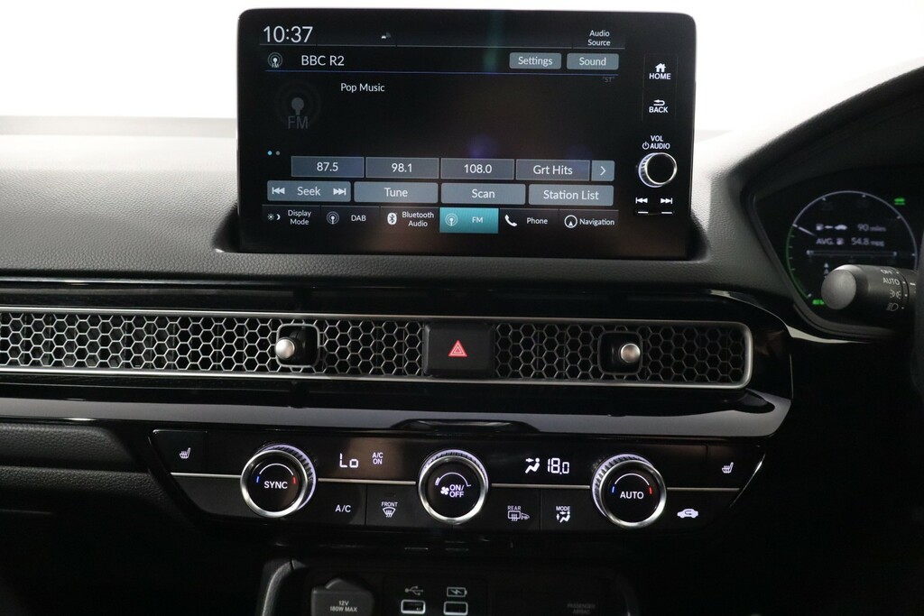 Honda Civic 2.0 I-mmd 184Ps Advance Hybrid Ecvt White #24