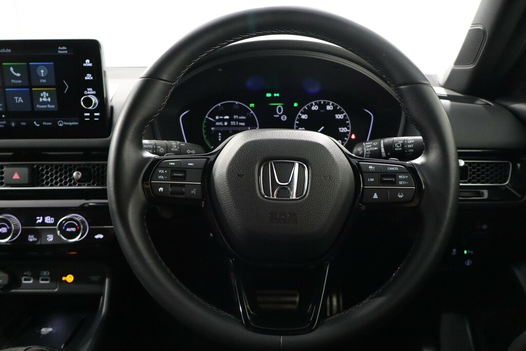 Honda Civic 2.0 I-mmd 184Ps Advance Hybrid Ecvt White #15