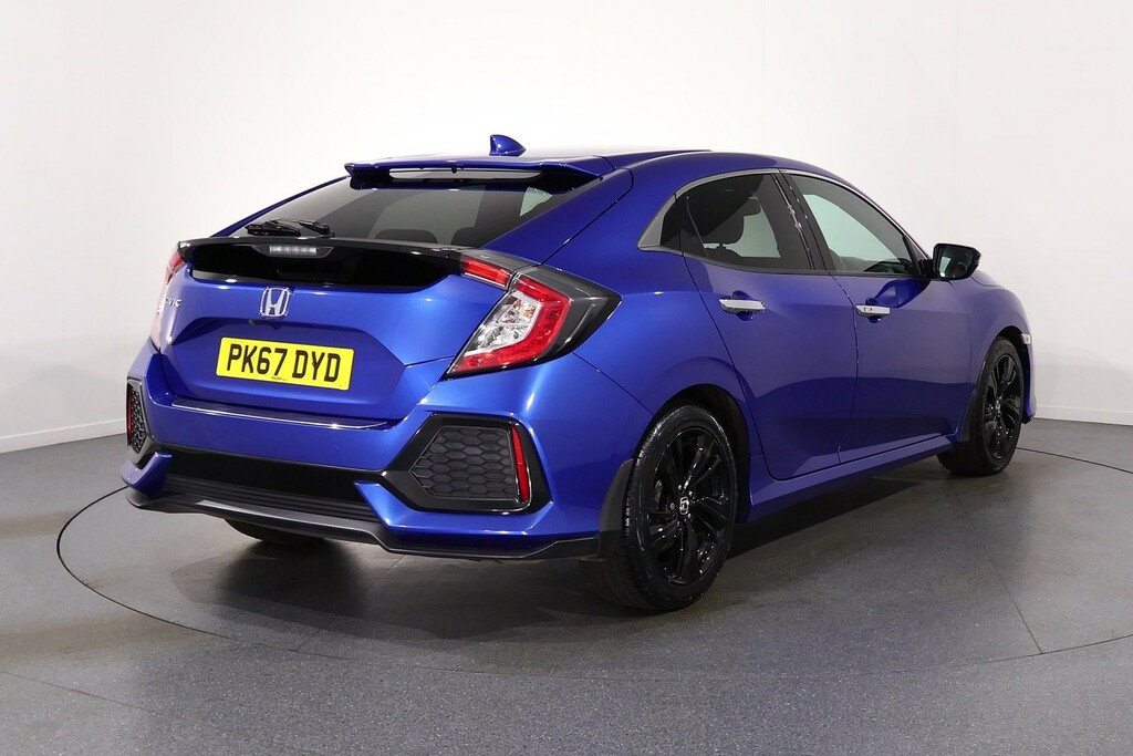 Honda Civic 1.0 Vtec Turbo Se Euro 6 Ss Blue #7
