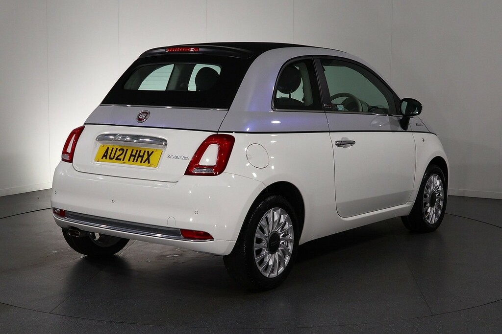 Fiat 500C Dolcevita White #6