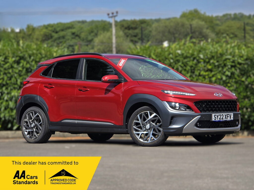 Hyundai Kona 1.6 H-gdi Premium Suv Hybrid Dct Euro 6 Red