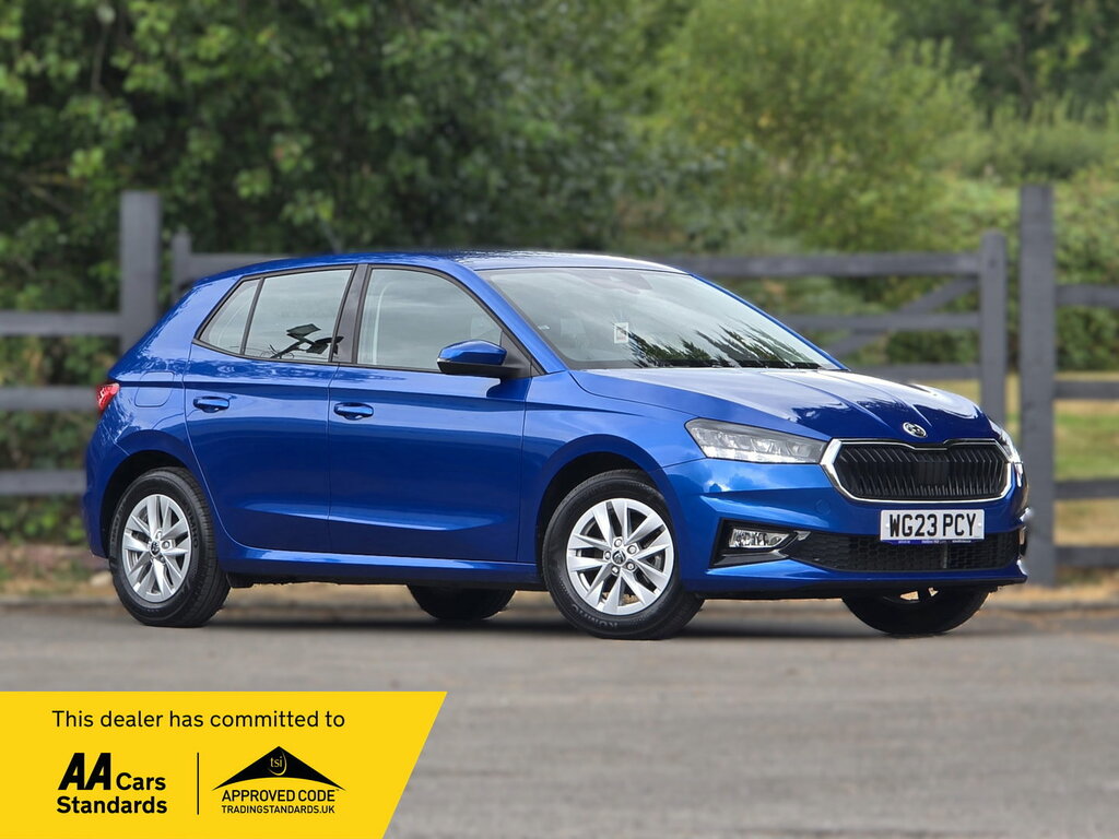 Skoda Fabia 1.0 Tsi Se Comfort Hatchback Eur WG23PCY Blue