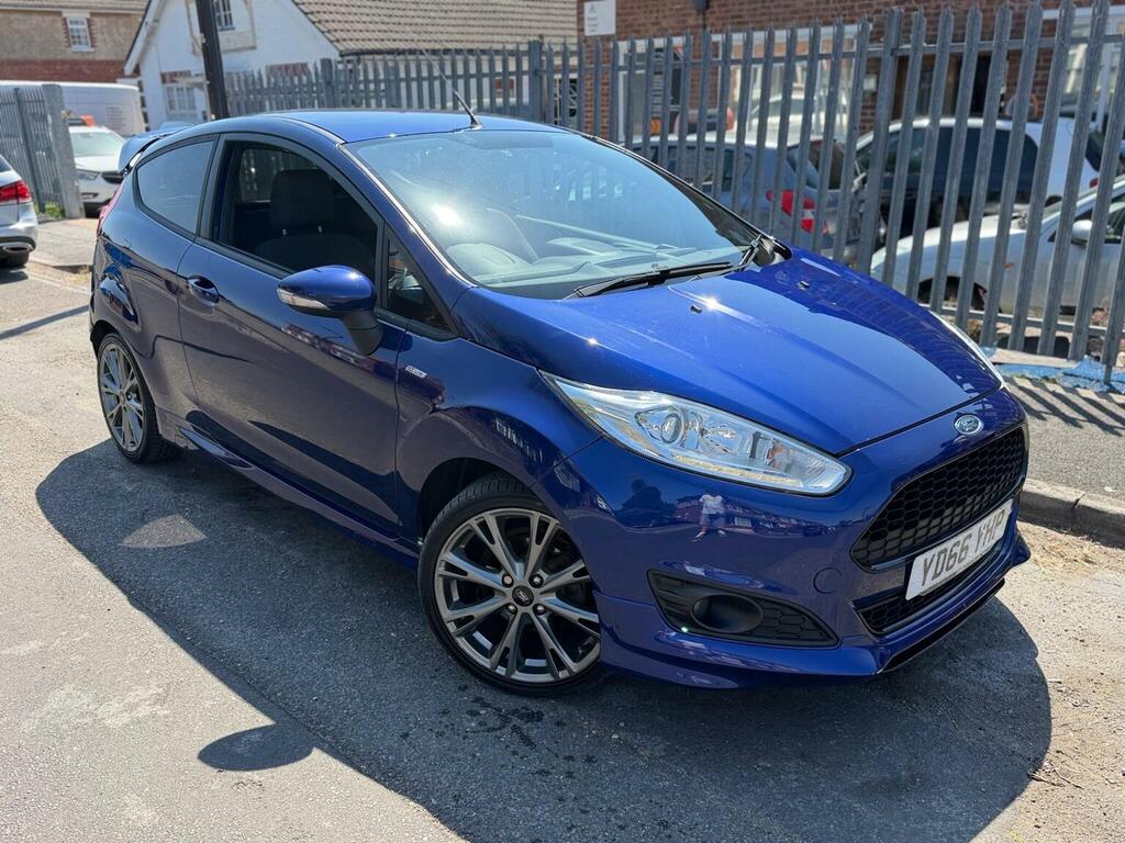 Ford Fiesta 1.0T Ecoboost St-line Euro 6 Ss Blue