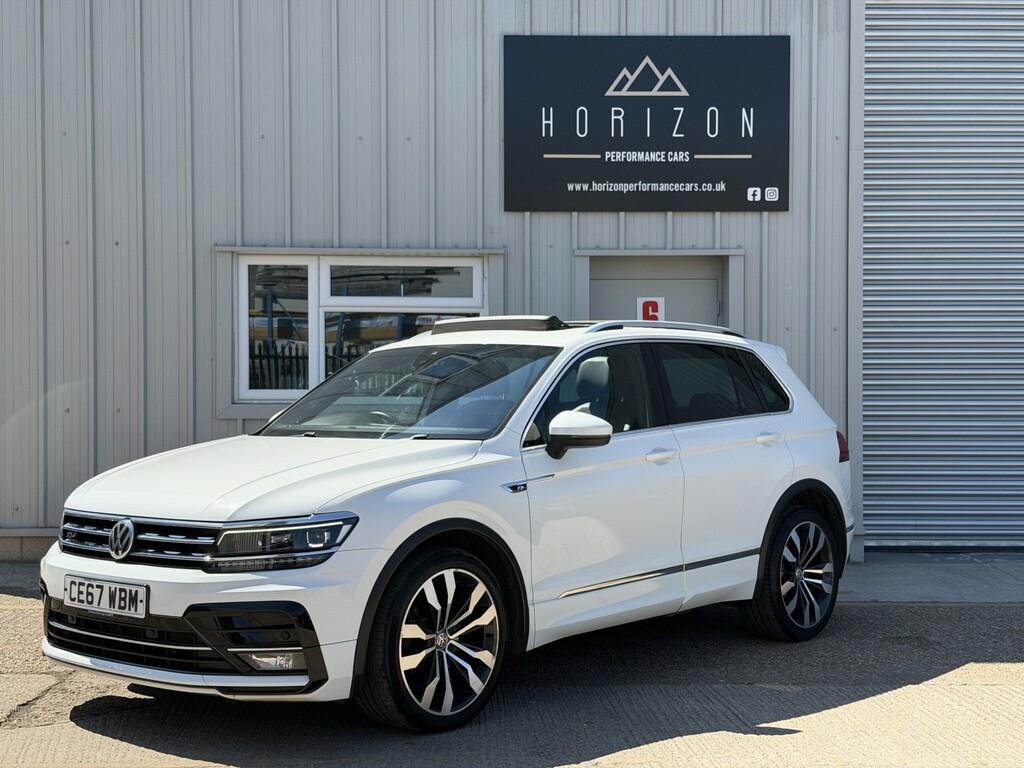 Volkswagen Tiguan 2.0 Tdi R-line White #4