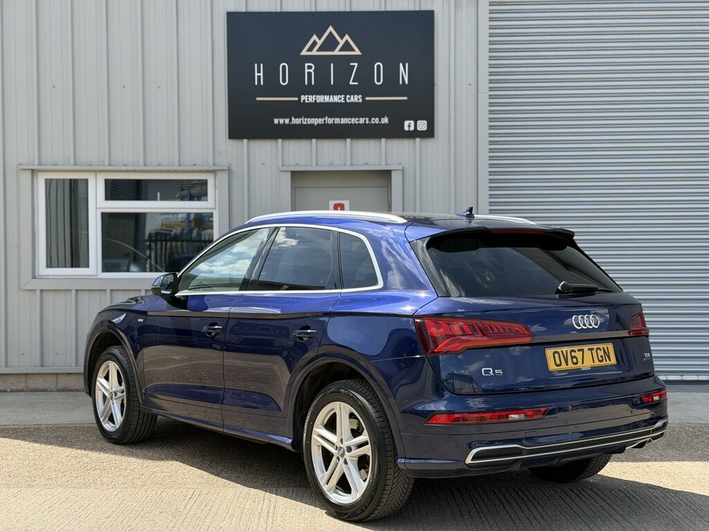 Audi Q5 2.0 Tdi S Line Blue #6