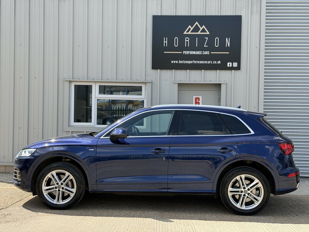 Audi Q5 2.0 Tdi S Line Blue #5