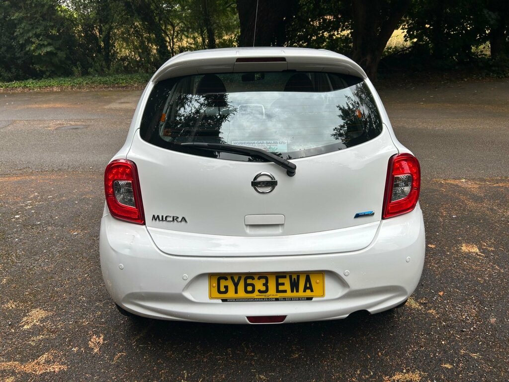 Nissan Micra 1.2 Acenta Euro 5 White #4