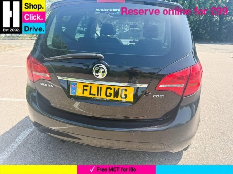 Vauxhall Meriva 1.4 T 16V Excite 2011 Silver #15