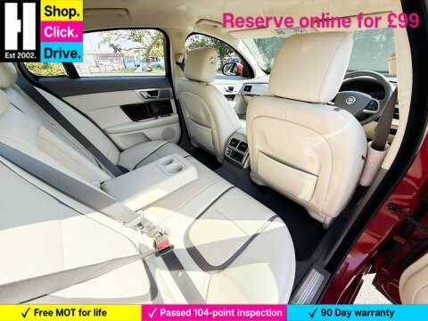 Jaguar XF 2.2D Portfolio Saloon Red #3