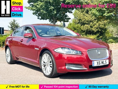 Jaguar XF 2.2D Portfolio Saloon Red
