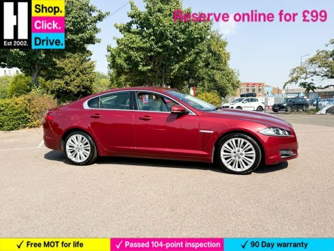 Jaguar XF 2.2D Portfolio Saloon Red #4
