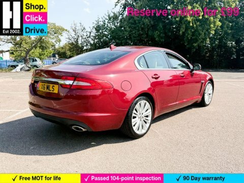 Jaguar XF 2.2D Portfolio Saloon Red #5