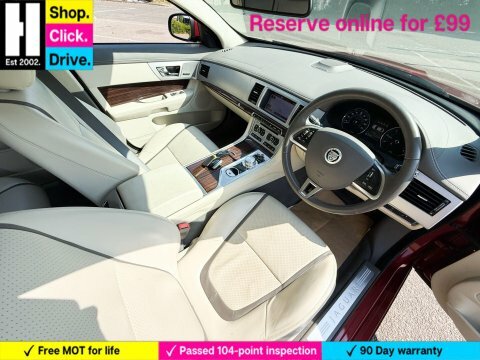 Jaguar XF 2.2D Portfolio Saloon Red #2