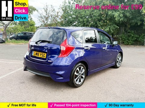 Nissan Note 1.2 N-tec Hatchback Blue #3