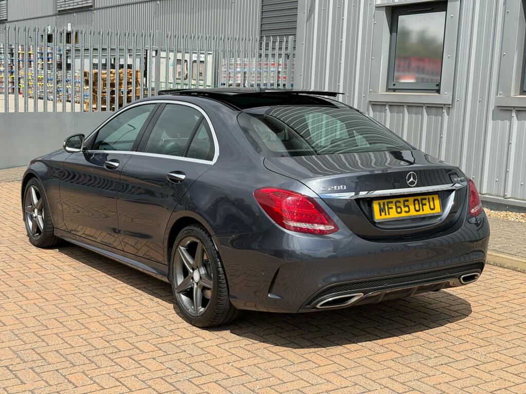 Mercedes-Benz C Class C220 Cdi Amg Sport White #11