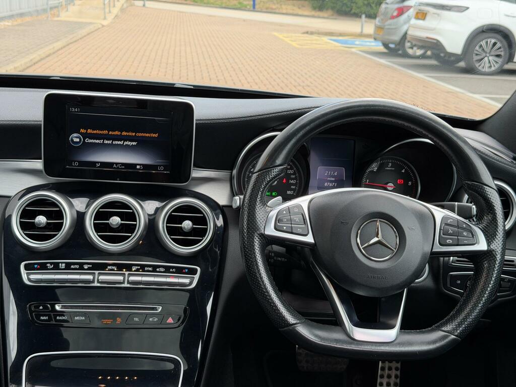 Mercedes-Benz C Class C220 Cdi Amg Sport White #20