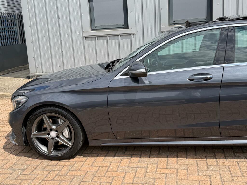 Mercedes-Benz C Class C220 Cdi Amg Sport White #13