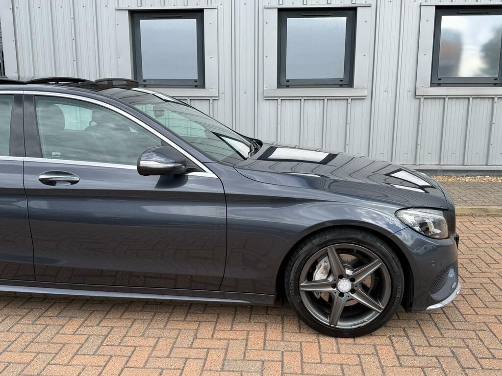 Mercedes-Benz C Class C220 Cdi Amg Sport White #17