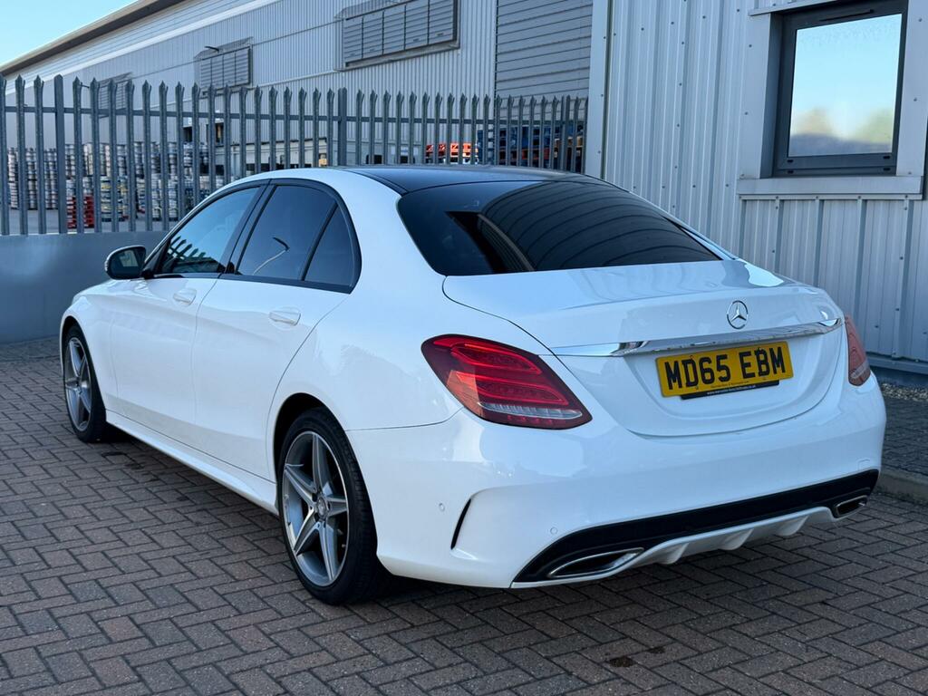 Mercedes-Benz C Class Amg Line White #4
