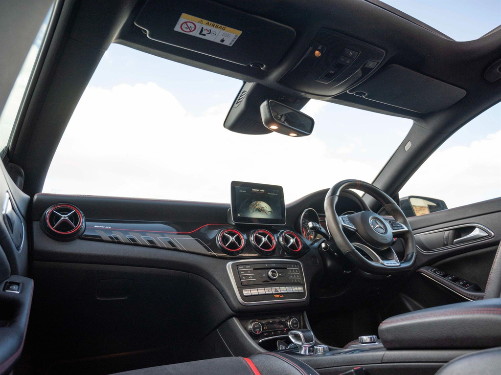 Mercedes-Benz CLA Class 2.0L Amg Cla 45 4Matic Yellow Night Edition 375 Black #27