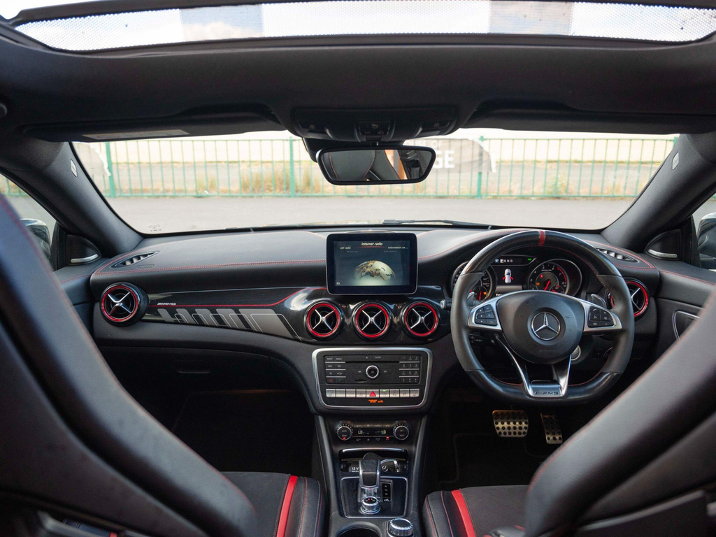 Mercedes-Benz CLA Class 2.0L Amg Cla 45 4Matic Yellow Night Edition 375 Black #67