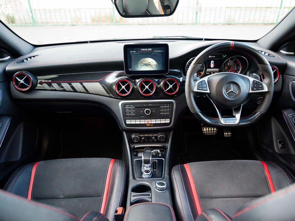 Mercedes-Benz CLA Class 2.0L Amg Cla 45 4Matic Yellow Night Edition 375 Black #47