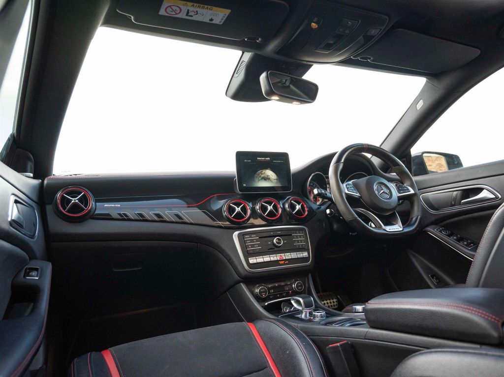 Mercedes-Benz CLA Class 2.0L Amg Cla 45 4Matic Yellow Night Edition 375 Black #35